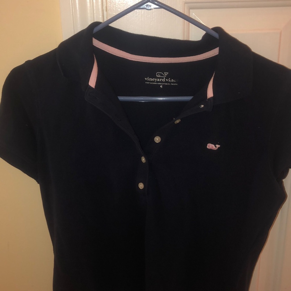 Women’s Navy VV polo